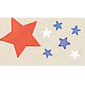 Galaxy Liberty Star Confetti (5")